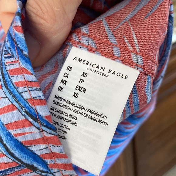 AMERICAN EAGLE Palm Tree Shirt - Picture 5 of 11